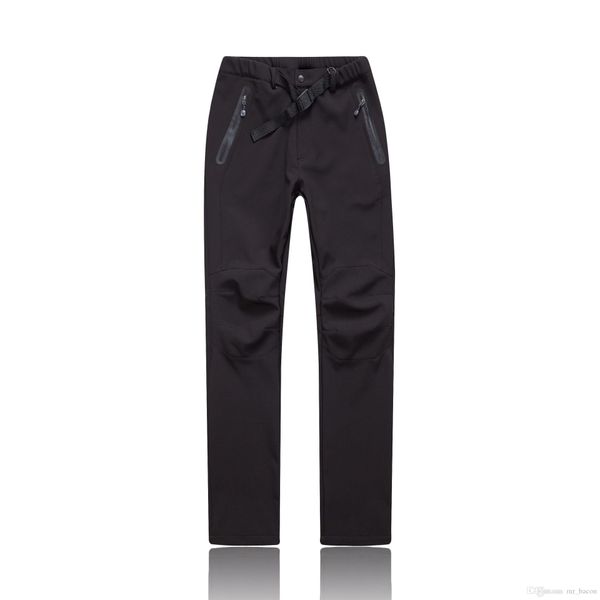 

winter men hiking black outdoor new style windproof thermal pants winter hiking waterproof urdoor camping pants