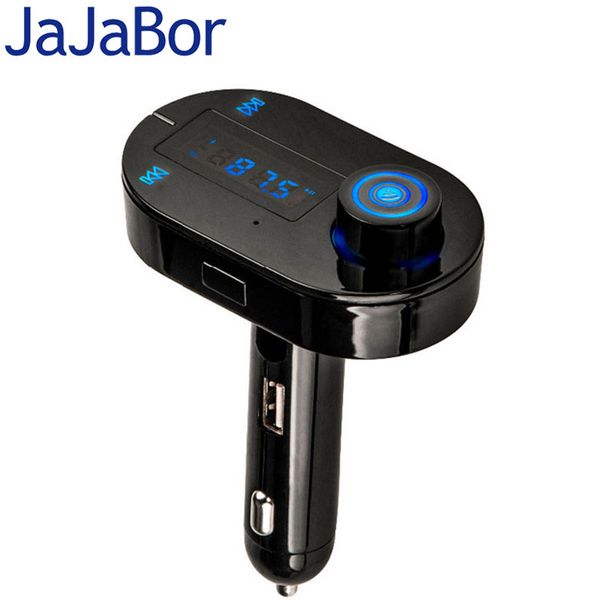 

jajabor t9s wireless bluetooth car kit mp3 player fm transmitter fm modulator usb charger 87.5-108mhz for smart phone