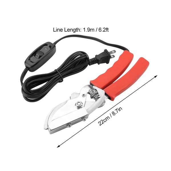 

tinghao нержавеющая сталь + резина электротермического отопление shear зажим cutter плоскогубцы хвост для поросята резки tail другое зоотова