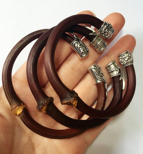 

new tibetan men's/women's spathula bracelet tibetan silver bracelet ornament wholesale, Black