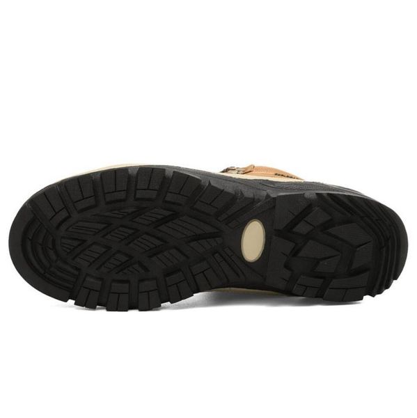 

designer-waterproof leather sneakers outdoor male hiking work 40-46, Black