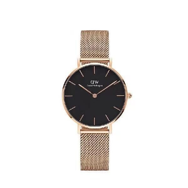 

casual japanese quartz watch 40mm and 36mm 32mm rose gold stainless steel men's quartz watch net with ultra-thin clock ladies watch 000, Slivery;brown