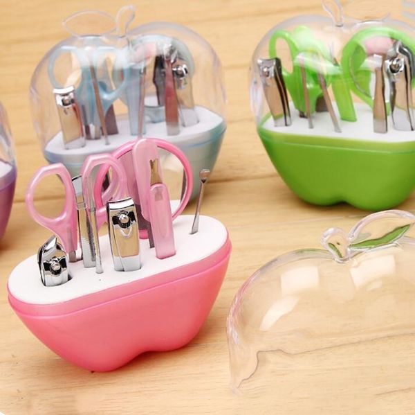 

nail clipper набор с apple shape коробки для хранения 9 шт набор когтерез костюм pure color мода практические кусачки для ногтей ручной инст