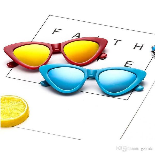 

new arrived cat eye 2019 children sunglasses kids sunglasses fashion boys sun glasses girls sun glasses kids fashion accessories, Blue