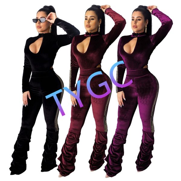 

siamese trousers jumpsuits bodysuit 90% polyester hollow out slim-looking new trousers crew-neck women's jumpsuits s-xxl size, Black;white
