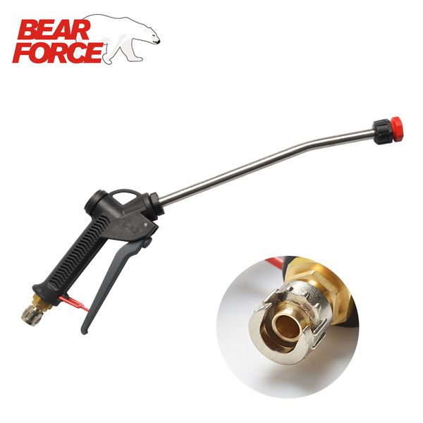 

spray gun lance foam lance with stainless steel nozzle and opening fitting for compressed air foam generator
