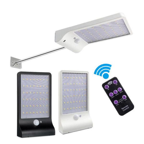 Lampione solare a LED Lampione da esterno impermeabile IP65 Controllo della luce Energia solare Lampione da giardino a luce solare con telecomando intelligente