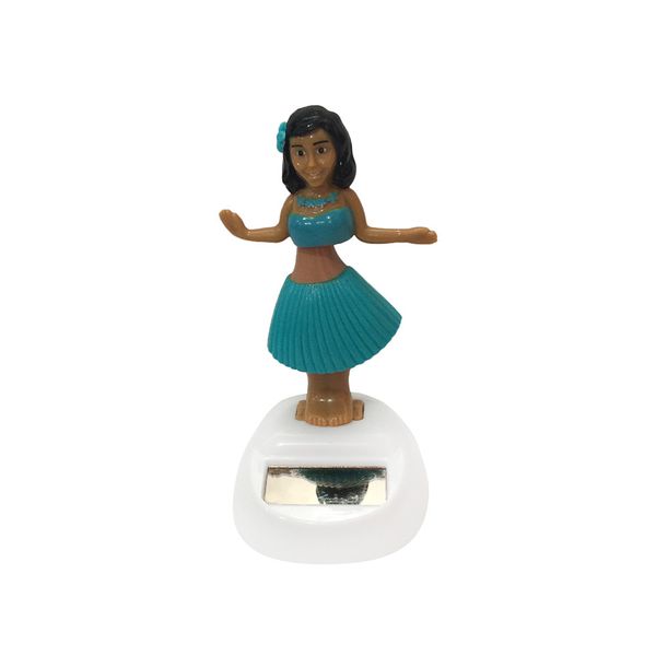 

cute hawaii girl car solar powered dancing animal swinging animated bobble dancer car decoration ornament accessories