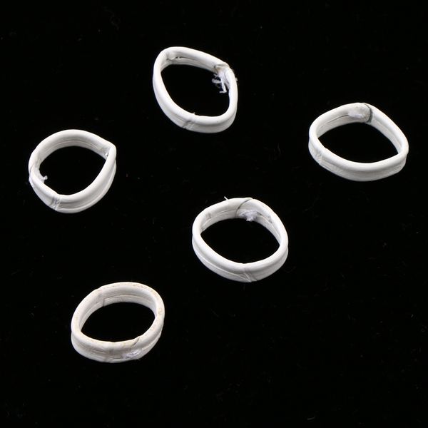 

5pcs artificial leather watch strap buckle keeper ring holder retainer loop 20mm 22mm 24mm, Black;brown
