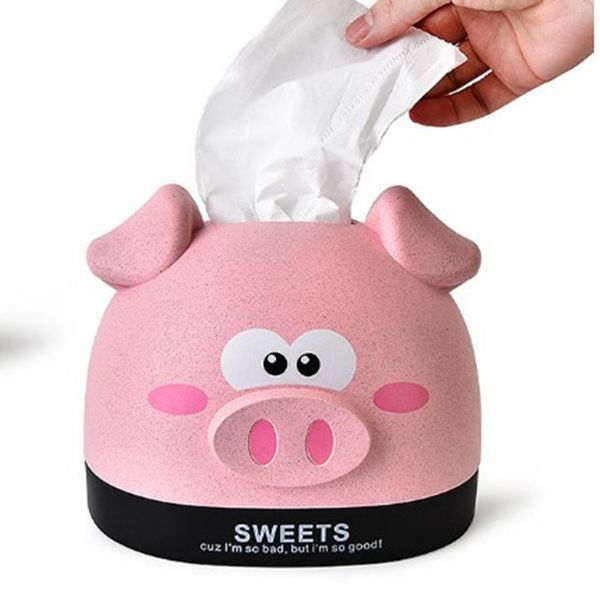 

piggy take tissue box cartoon accept box of smoke roll carton originality home furnishing children year of pig tissue take