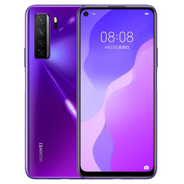 Original Huawei Nova 7 SE 5G Mobiltelefon 8 GB RAM 128 GB 256 GB ROM Kirin 820 Octa Core Android 6,5 Zoll Vollbild 64 MP AI AR HDR OTG 4000 mAh Fingerabdruck-ID Gesicht Smart-Handy