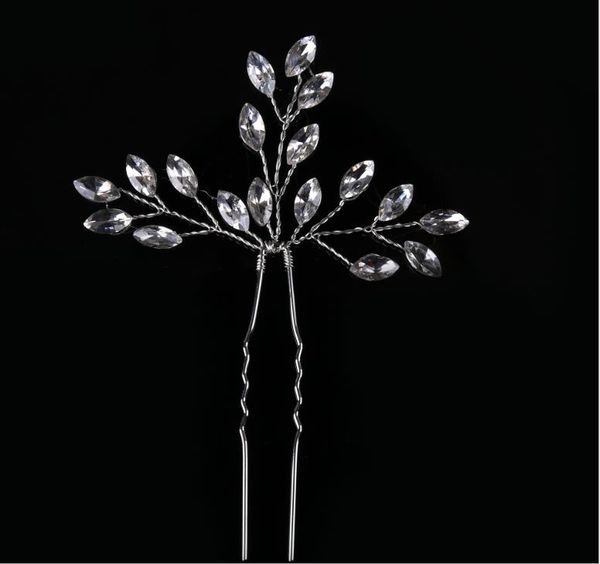 

new glass bun bride handmade hair accessories white wedding dress headdress wedding jewelry, Silver