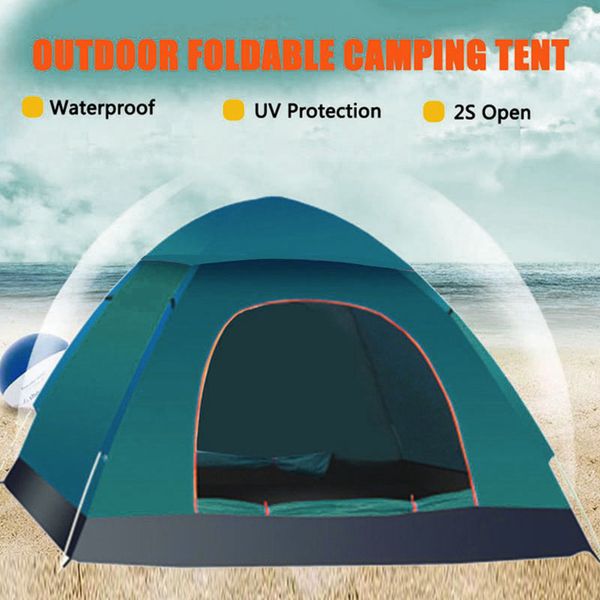 

durable tent outdoors pyramid tent folding hanging bed hunting travel 2 persons multicolor camping mosquito net