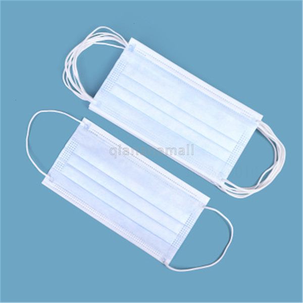 

50pcs blue face mask 3 ply disposable 50pcs ear loop face mouth mask dust proof mouth mask fast delivery