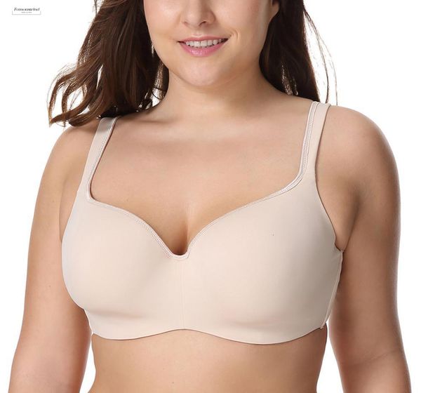 

seemless full bra balconette big coverage size t shirt blown pink 34 44 b c d dd e, Red;black