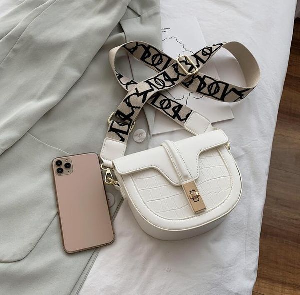 

saddle bag designer women shoulder bags wide shoulder straps small crossbody fashion sister travel bag