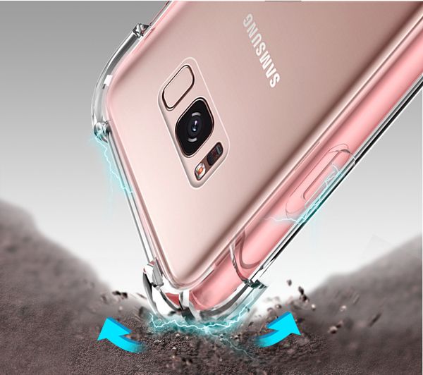 

360 hockproof oft tpu gel clear ca e cover for iphone x max 8 7 6 plu am ung galaxy 10 plu 10e 9 8 plu 7 edge