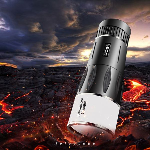 

35x zoom optical hd lens monocular telescope compact handheld scope for bird watching camping hiking pocket