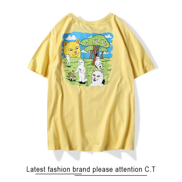 

2020 / ripndip ретро-дизайнер летних мужчин продажи классического ctide письмо приливы толстовка воздух продажа вышитых платформы luminous ч, White;black