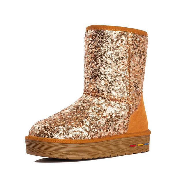 

cuculus wholesale australia snow women cow suede winter classic boots 5827 mx200324, Black