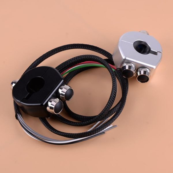 

new aluminum alloy motorcycle cafe racers custom handlebar button latch switch for 12v battery motorcycles motorbike scooter