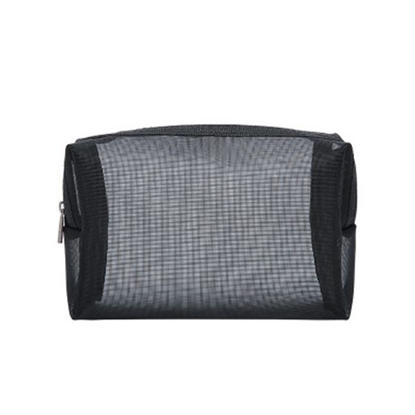 

mesh makeup bag see through zipper pouch travel cosmetic toiletries organizer bag 19ing
