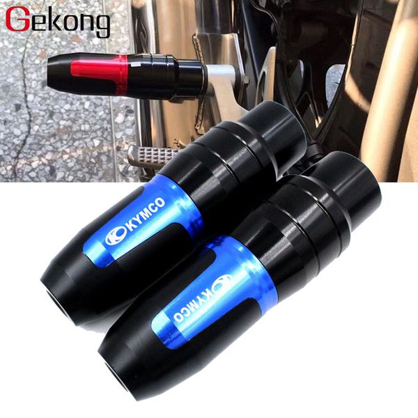 

for kymco downtown 350 300i xciting 250 400 250t 300 300t motorcycle cnc frame crash pads exhaust sliders crash protector