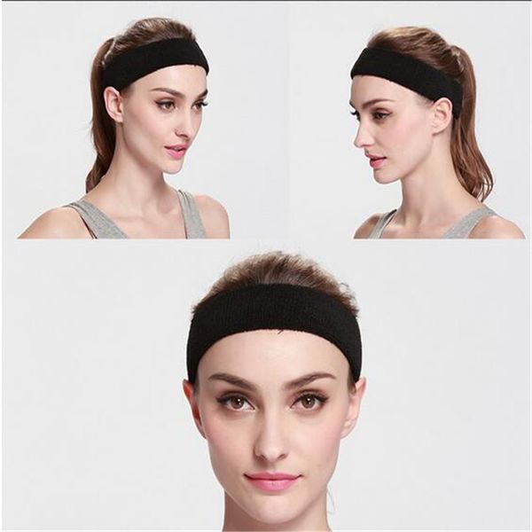 

300pcsx breathable elastic cotton towel head sweat band for tennis badminton basketball running sports