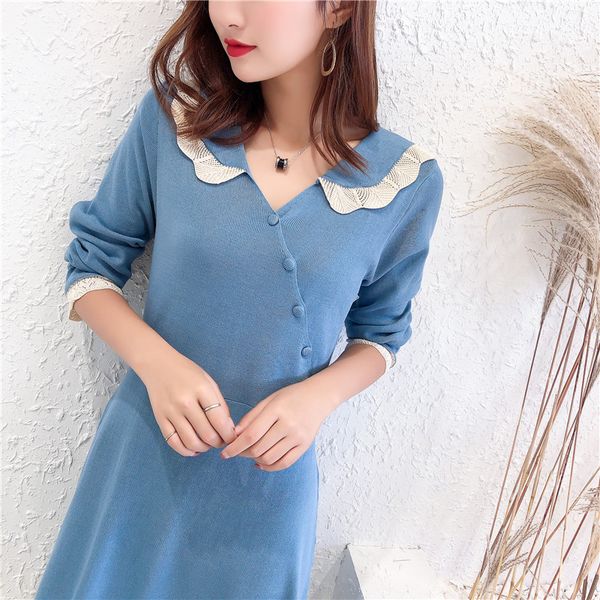 

9282 to film the new lace big lapel wool dress the female 78 - loft 3 row 2 shelves, White;black