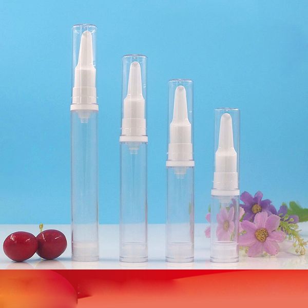

5ml 10ml 12ml 15ml airless bottle for cosmetics clear plastic lotion pump bottle eye cream vacuum packing bottle