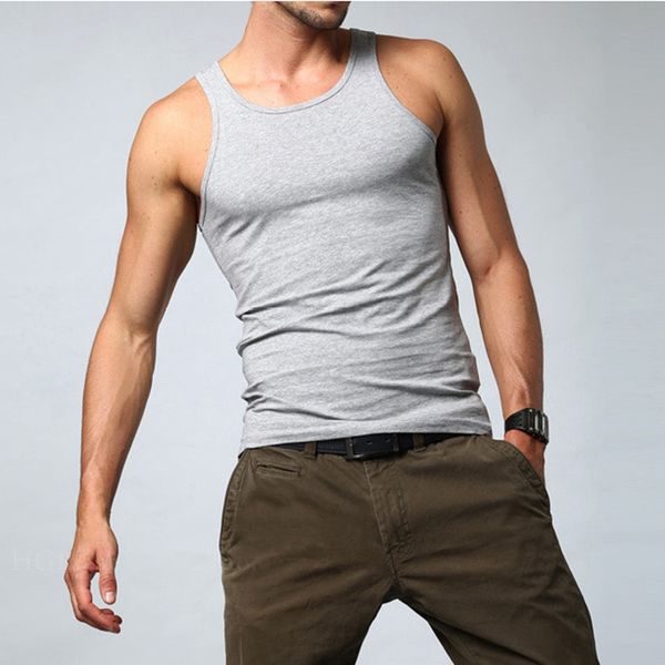 

2019 men' strong elastic stretch solid pure color o'neck vest,5 colors,l-7xl suit for weight 50-145kg, White;black