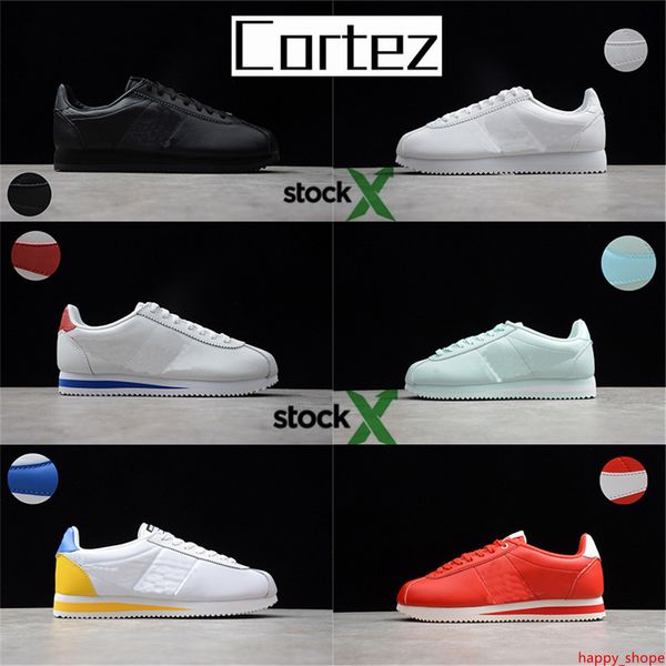 

лучшие 2020 кортез женские мужские дизайнер свободного покроя обувь класса люкс кроссовки дешевые спортивная кожаная оригиналы мужчины ультр