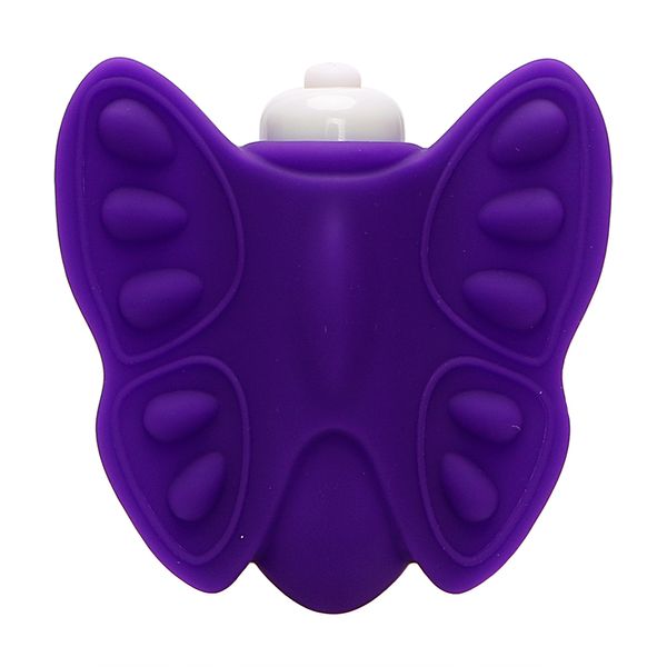 Mutandine vibratore a farfalla in silicone Vibratore indossabile Stimolare Massaggiatore per il corpo per le donne Giocattolo del sesso Rosa/Viola Disponibile