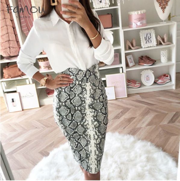 

Chic Hot Womens Snake Skin Printed Bodycon Skirt High Waist Club Cocktail Skirt Ol Pencil Stylish New