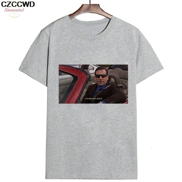 

short poleras mujer de moda streetwear white t shirt harajuku letter it s britney bitch funny tshirt leisure fashion t shirt women