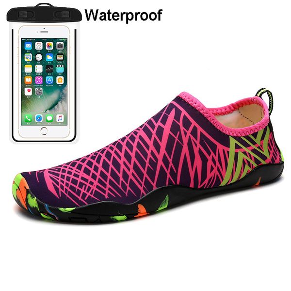 

2019 men water shoes women aqua shoes children quick-drying swimming waterproof bag gift barefoot beach 32-46