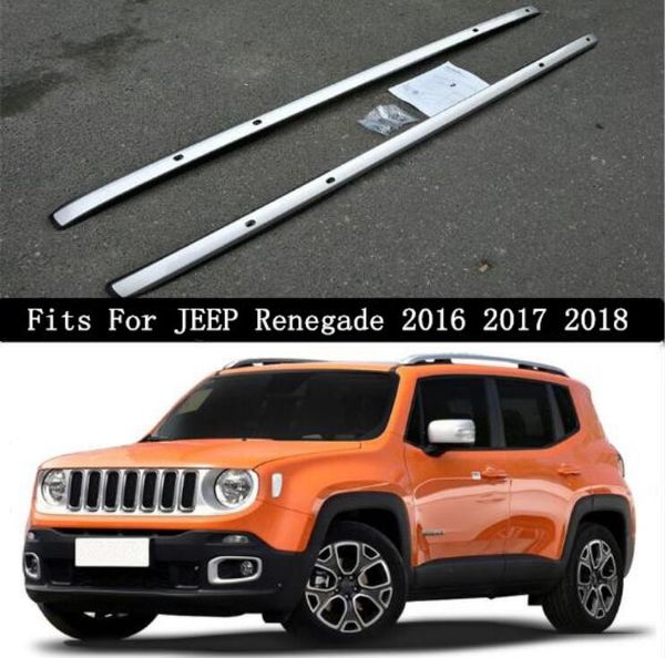 

jinghang aluminium alloy car roof rails rack baggage luggage carrier bars fit for jeep renegade 2016 2017 2018