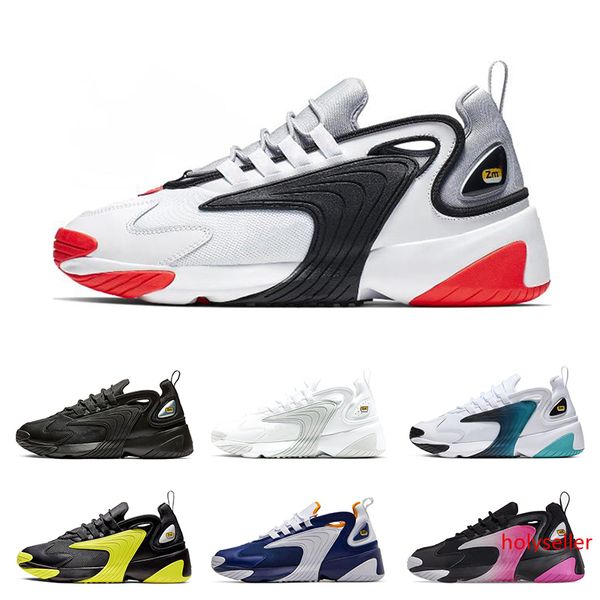 

zoom 2k m2k tekno running shoes mens womens triple black white university red grey infrared trainers athletic sports sneakers