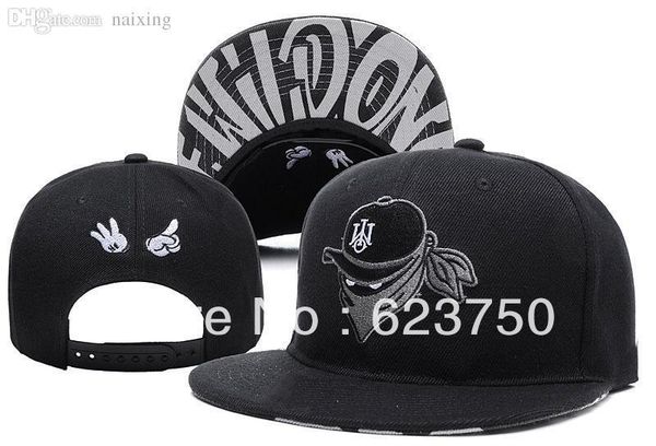 

wholesale-5 стили моды марка x дикими snapback шляпы west coast gangsta прохладный mens hip hop caps street головных уборов черный серый кра, Black;white