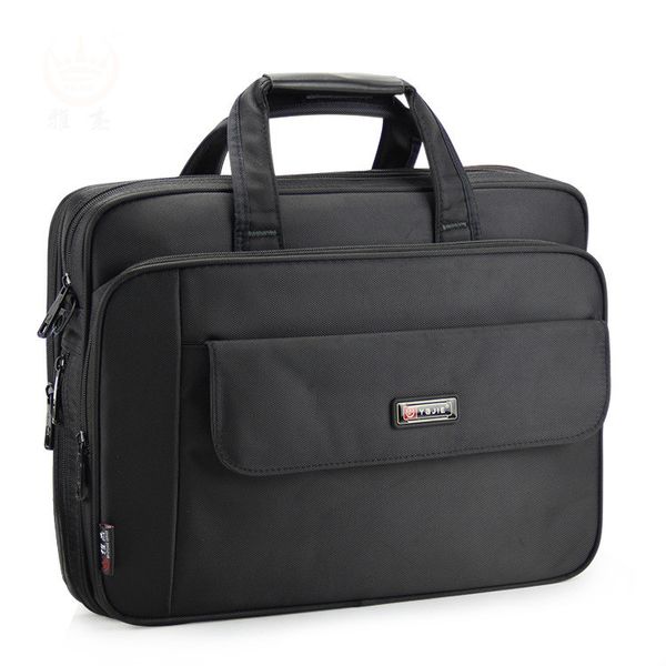 

men nylon bag large briefcase travel suitcase messenger shoulder tote handbag big casual business male lapbag
