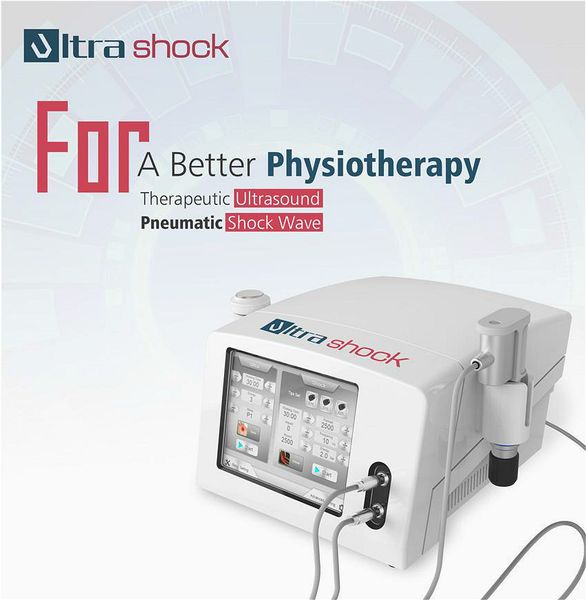 Outros equipamentos de beleza Profissional Ultra Shock Wave Therapy Terapia ESWT Terapia alívio da dor com idiomas ingleses e espanhóis