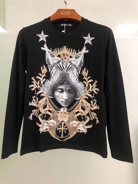 

осень дизайнер мужчины женщины свитера толстовки мадонна printing мода одежда мужчины спорт рубашка размер толстовки верхнее качество s-xxl, White;black