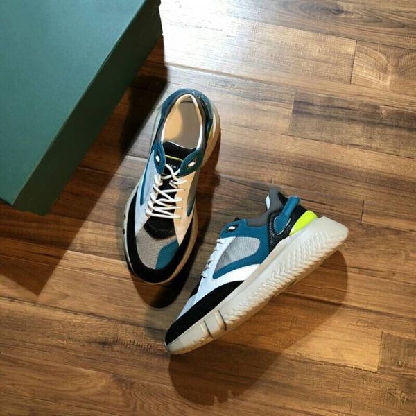 

2019 ventilation new original box genuine leather run away designer sneakers casual shoes women shoes trainers men mixed color 38-45, Black