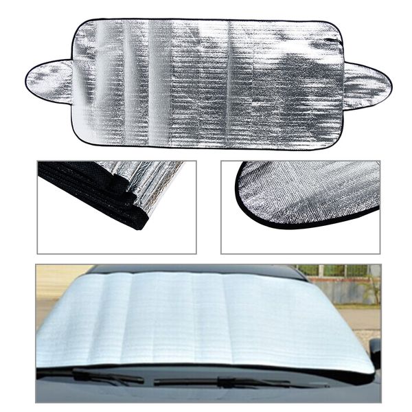 

2 pcs 2019 universal portable car windshield anti snow frost ice dust shield sun shade cover wholesale