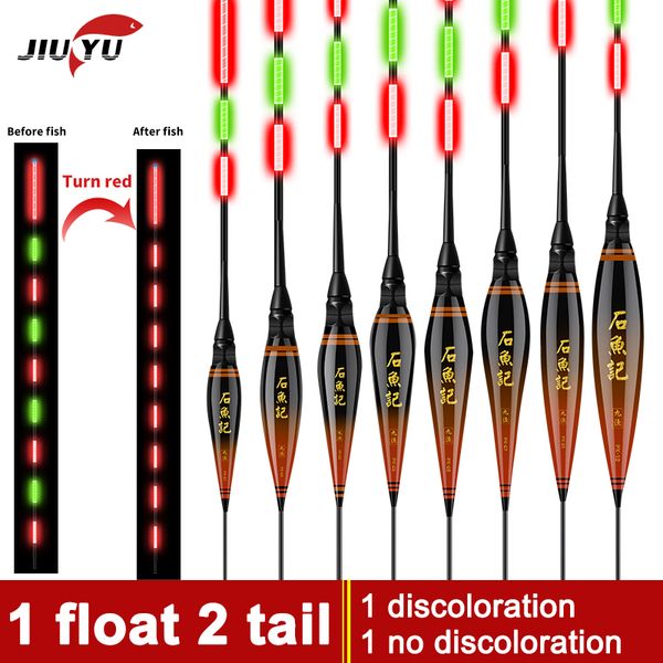 

smart fishing led light float 1pcs equipment including battery cr425 night fishing tie gravity sensing chip ser accessories
