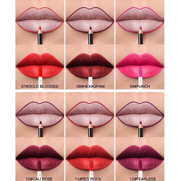 

36 color waterproof long-lasting lip gloss red lip tint nude matte velvet glossy liner brauty make up lipstick set