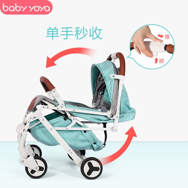 

baby stroller ultra light portable can sit reclining mini baby umbrella