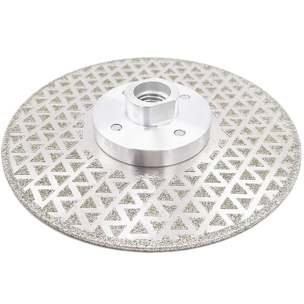 

1pc electroplated diamond cutting disc double-sided coated diamond granite marble cutting wheel