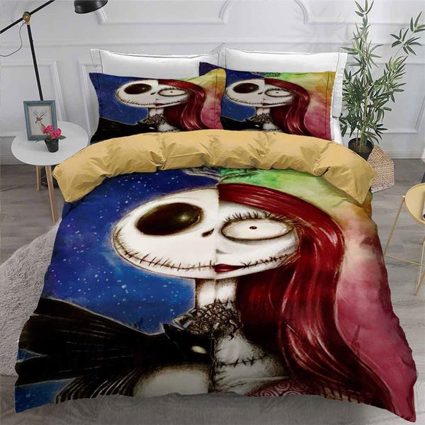 Home Garden 3d The Nightmare Before Christmas Bedding Set Duvet