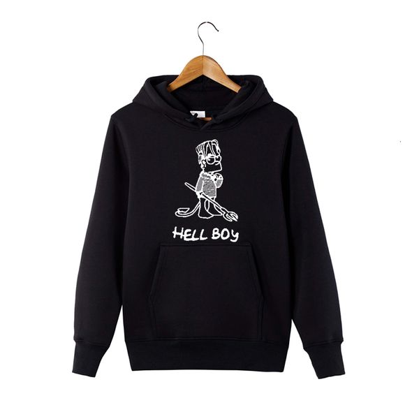 

lil peep hellboy hoodie lil peep hoodie sweatershirt hellboy hoodie v191105, Black
